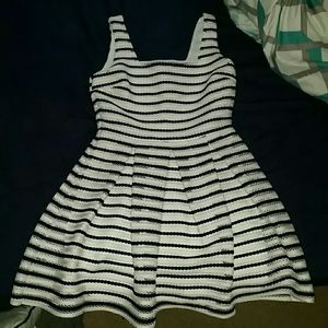 Aqua Honeycomb Dress